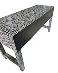 MOTHER OF PEARL OPULENT 3 DRAWER CONSOLE TABLE