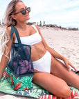 Lazy Dayz Insulated Cooler Tote - Makena