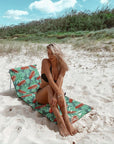 Lazy Dayz Fold Up Beach Lounger - Mossman