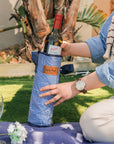 Lazy Dayz Insulated Wine Bottle Tote - Makena