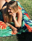 Lazy Dayz Quick Drying Sand Free Beach Towel - Makena