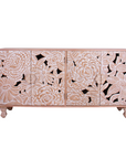 Natural Dahlia Floral Sideboard 