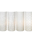 Four porcelain Table lamps 
