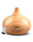 Devanti 300ml 4 in 1 Aroma Diffuser - Light Wood