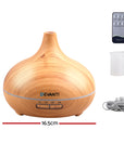 Devanti 300ml 4 in 1 Aroma Diffuser - Light Wood