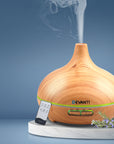 Devanti 300ml 4 in 1 Aroma Diffuser - Light Wood