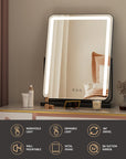 Embellir Makeup Mirror with Lights Hollywood Vanity Tabletop LED Mirrors 40X50CM