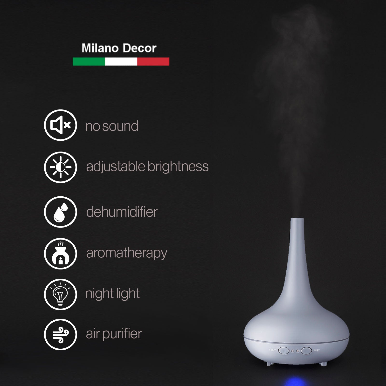 Essential oil diffuser and product description 