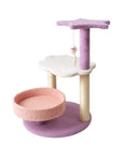 Floofi 61cm Galaxy Plush Scratching Post Cat Tree Pink Purple FI-CT-142-MM