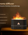 GOMINIMO Flame Humidifier Fire 250ml Black GO-AD-105-HGJ
