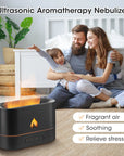 GOMINIMO Flame Humidifier Fire 250ml Black GO-AD-105-HGJ