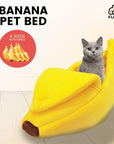 Floofi Banana Pet Bed (XL Yellow) - PT-PB-200-QQQ