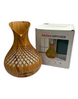 Woodgrain essential oil diffuser and product box 
