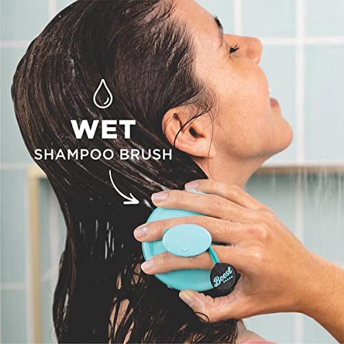 Shampoo Brush &amp; Detangling Hair Brush (Pink)