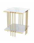 Interior Ave - Milano Gold Square Side Table