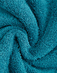 Linenland 4 Piece Cotton Bath Towels Set - Blue