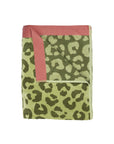 Bedding House Wildcat Green Cotton Velour Beach Towel