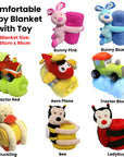 Baby Yellow Blanket with Toy Bumble Bee